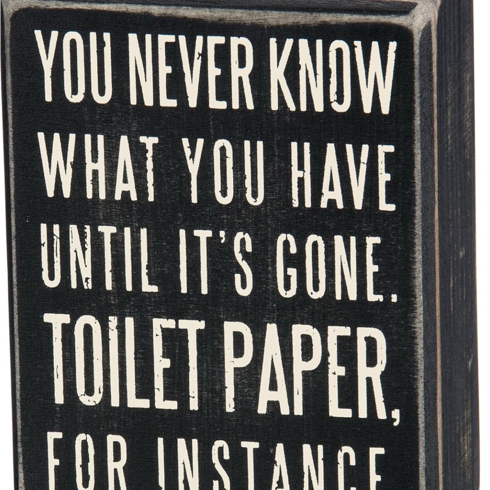 Humorous Black and White Sign
